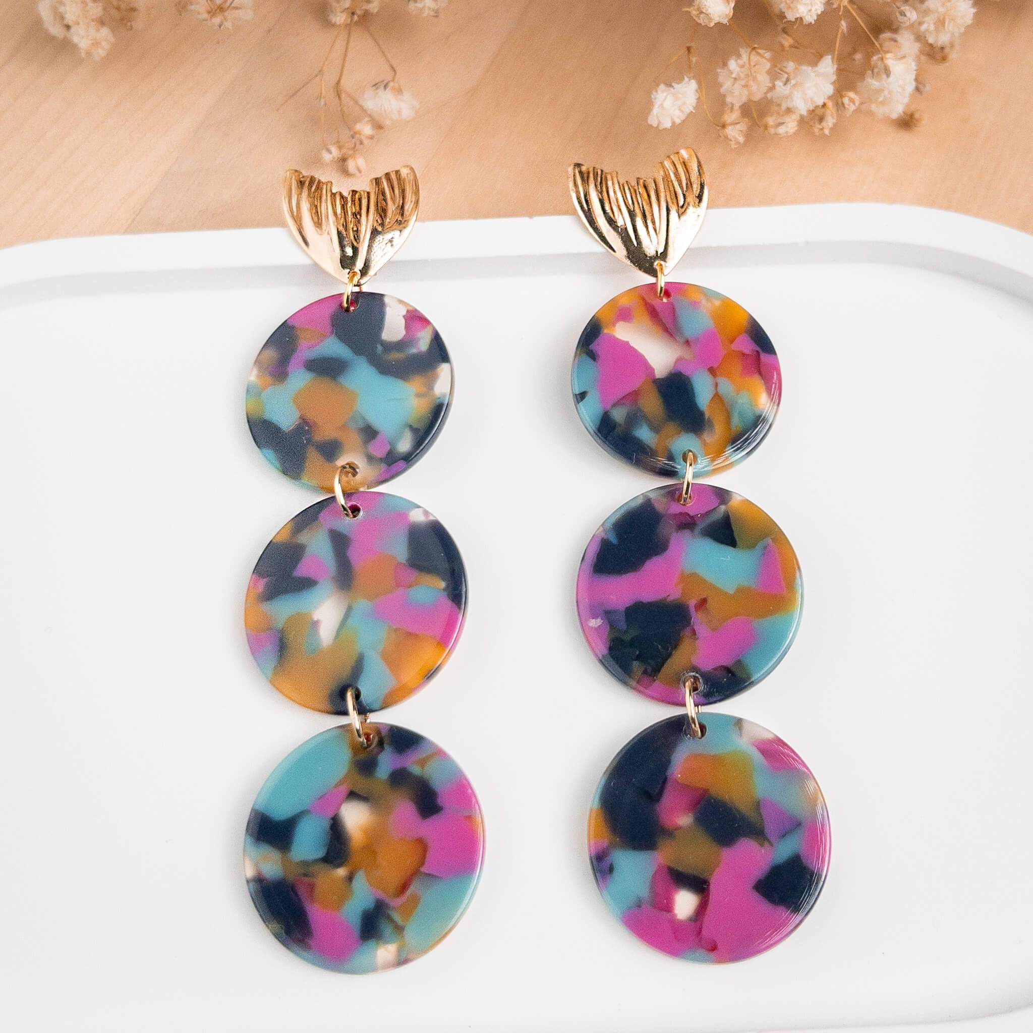 Boucles d'oreilles Arielle - Sirène