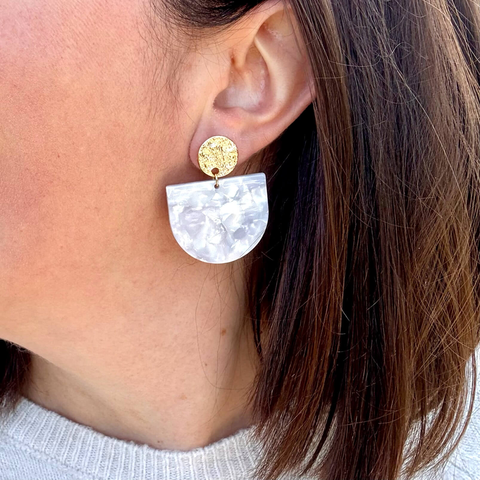 Boucles d'oreilles Carmen - Perle