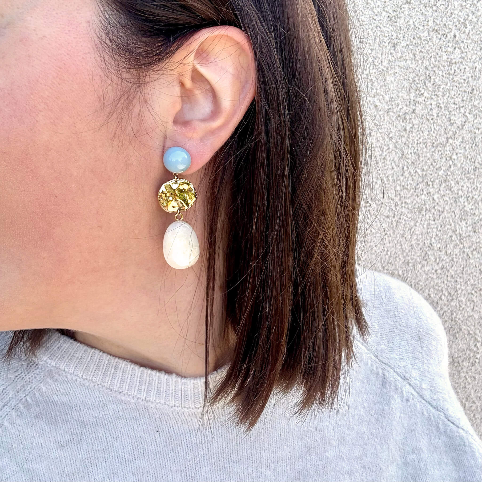 Boucles d'oreilles Gabriella - Baby Blue