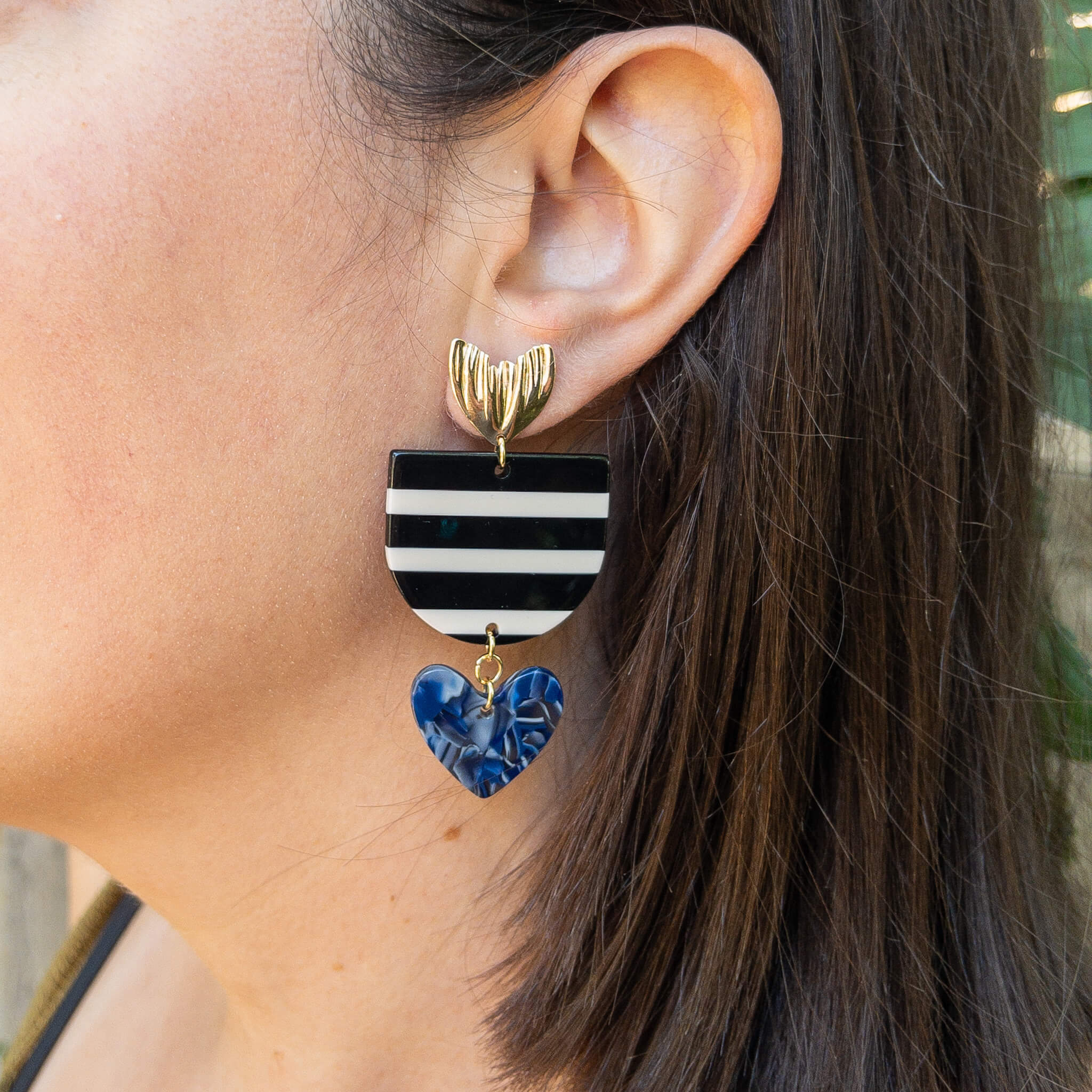 Boucles d'oreilles Marine