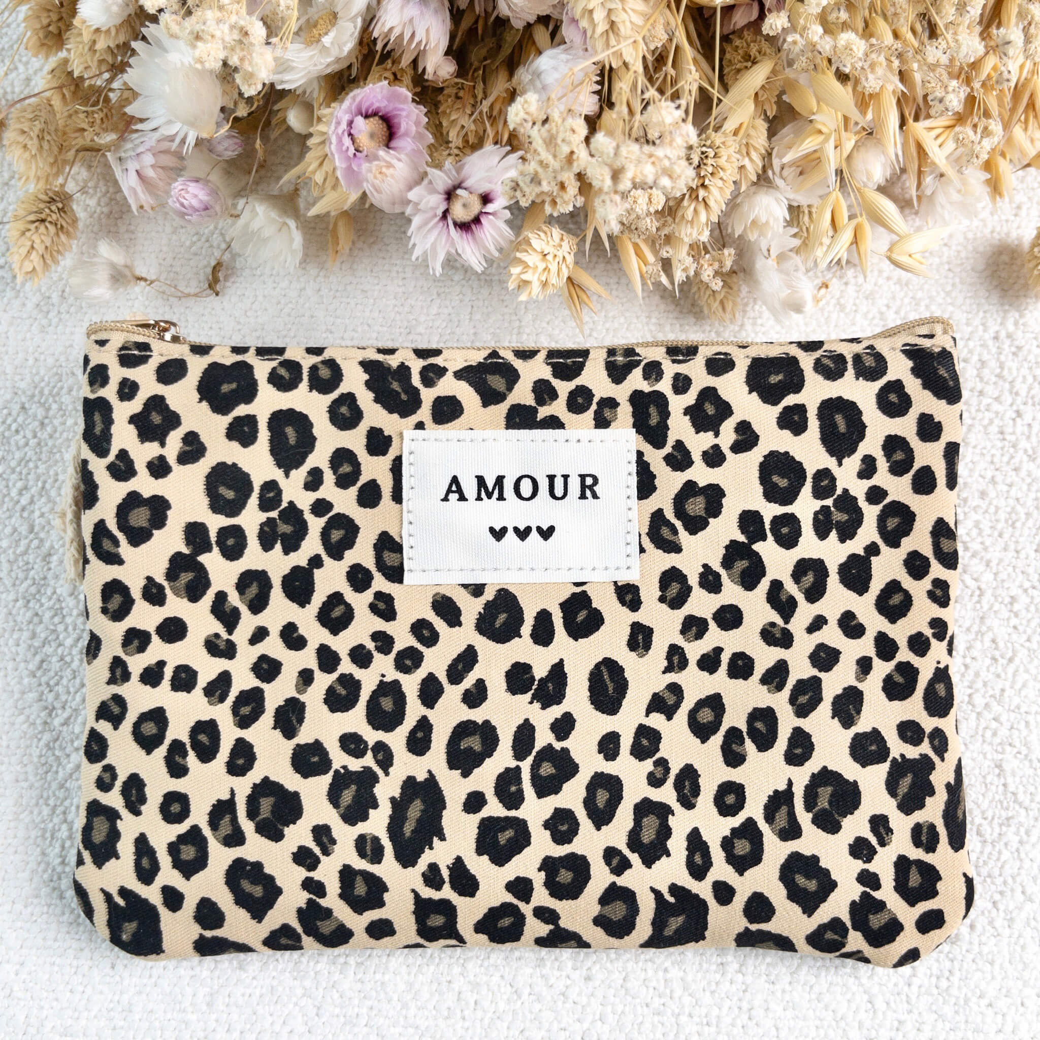 Pochette à bijoux léopard