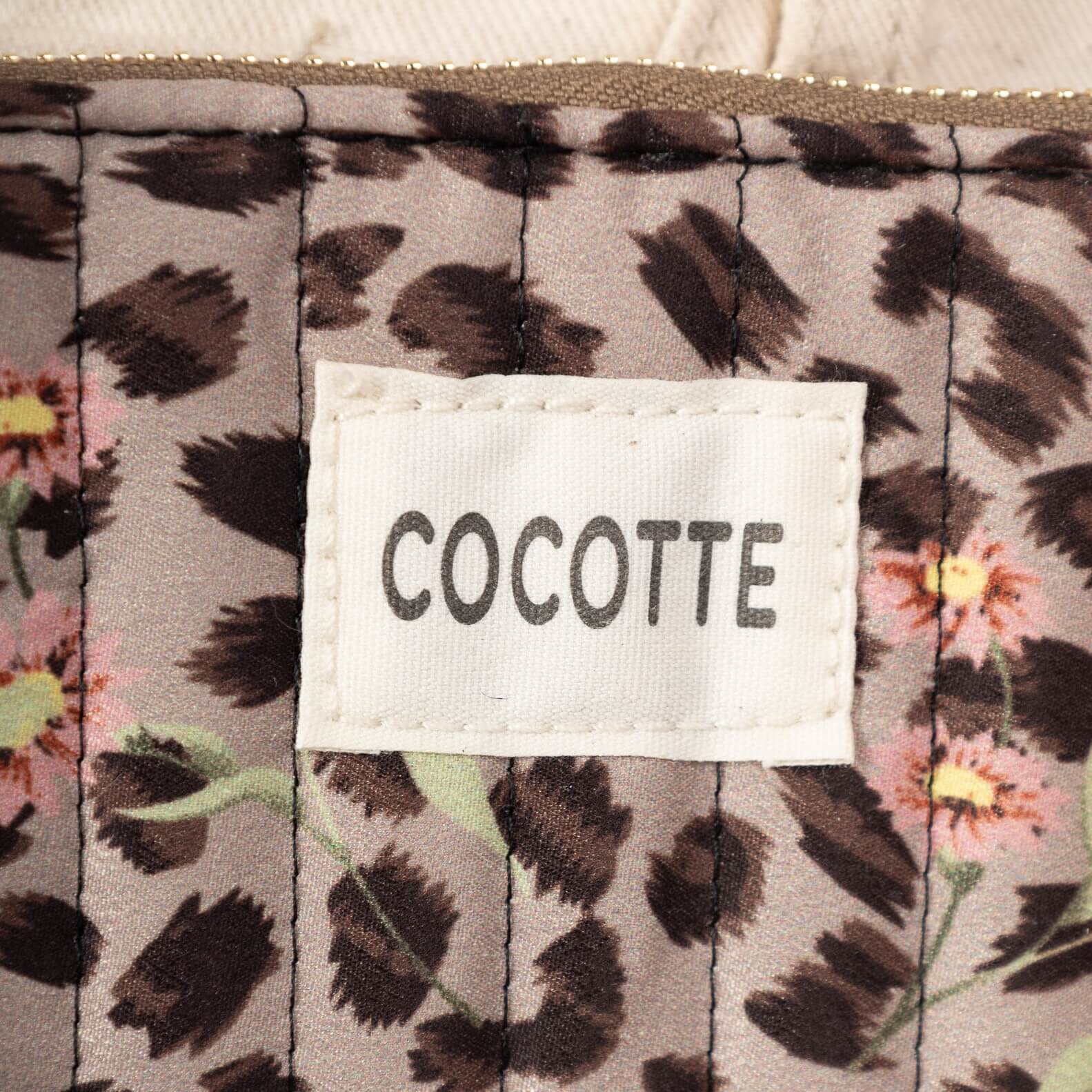 Pochette à bijoux Imprimé Léopard "Cocotte" - Taupe