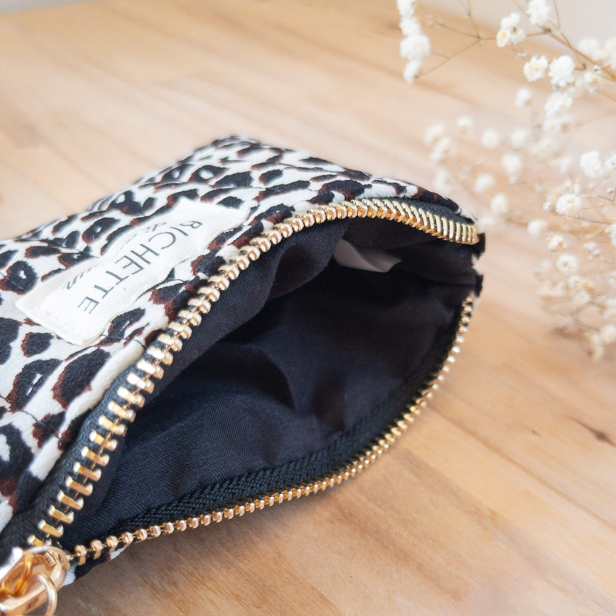 Pochette à bijoux Imprimé Léopard "Bichette di amoun" - Numette