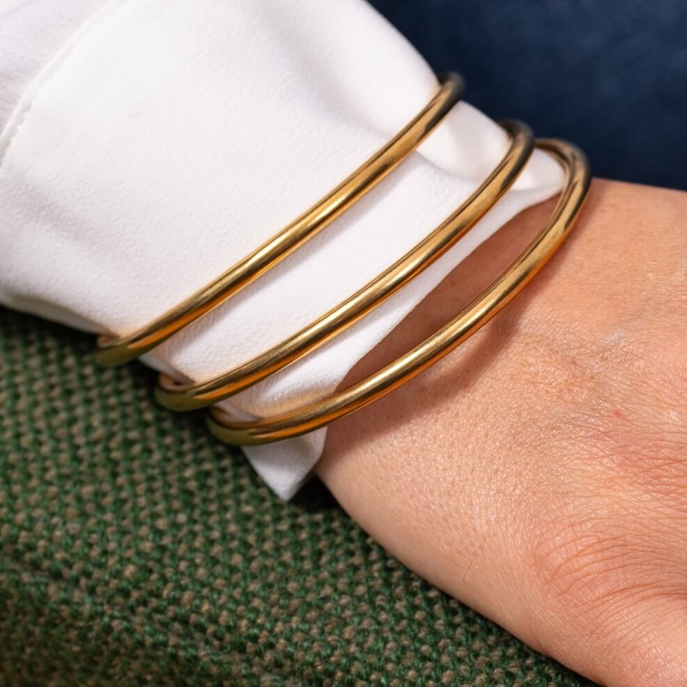 Trio de bracelets joncs Emile